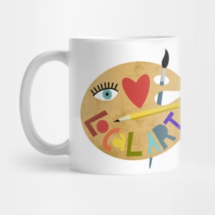 Eye Heart Local Art Mug